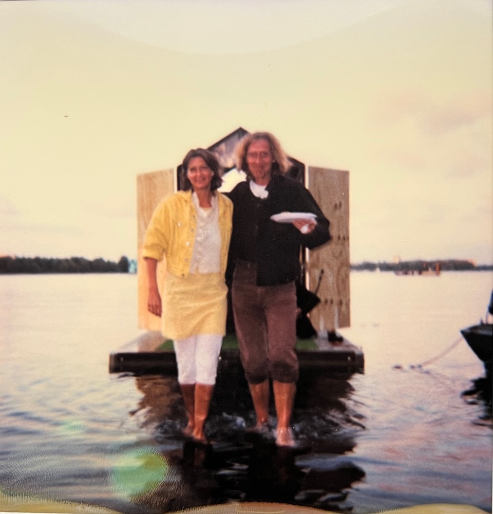 art project walking on water - marcella van zanten and robert smit